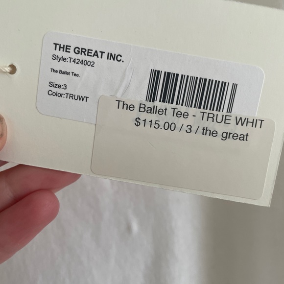 The Great Ballet Tee NWT - Picture 3 of 6